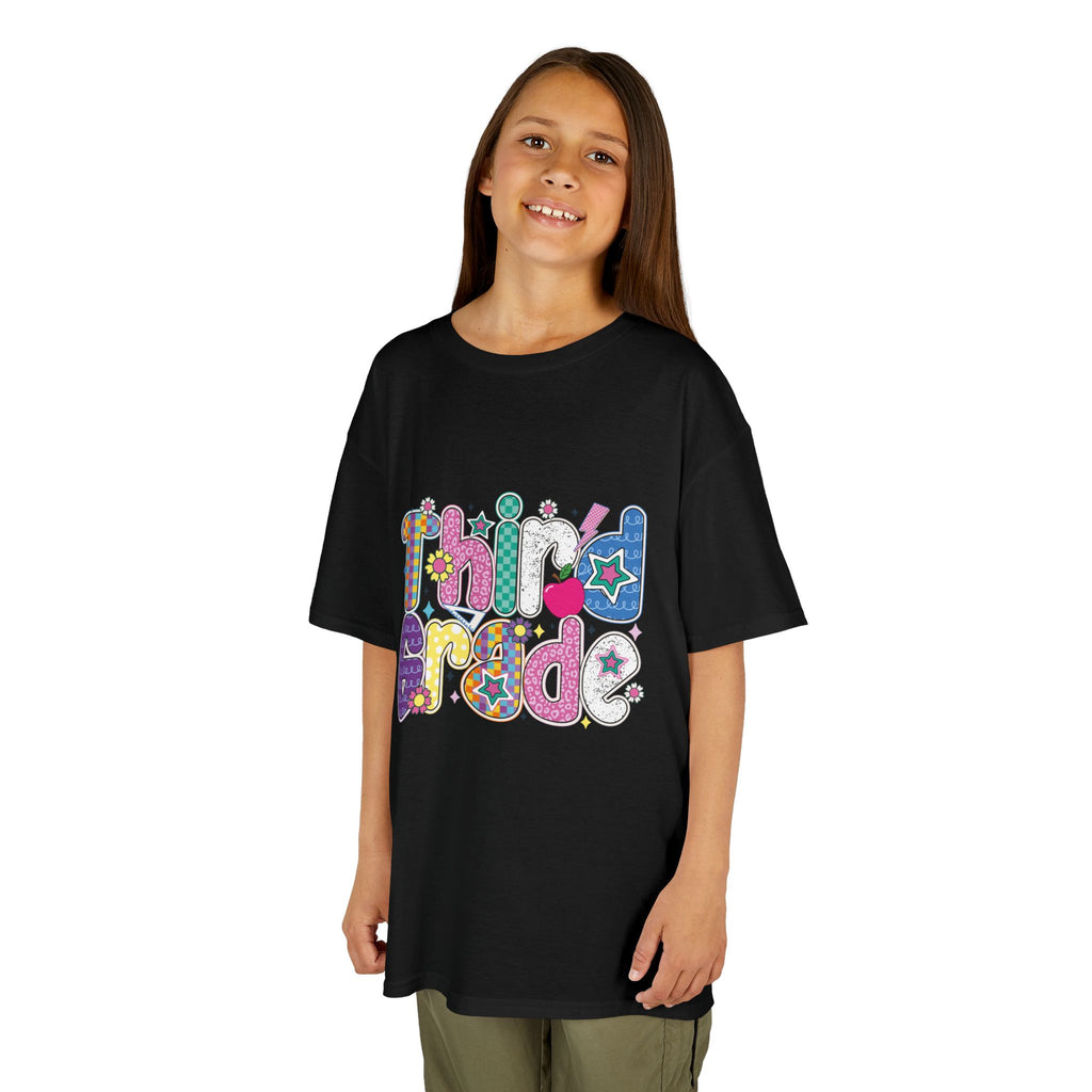 Third Grade Kids Cotton T-Shirt