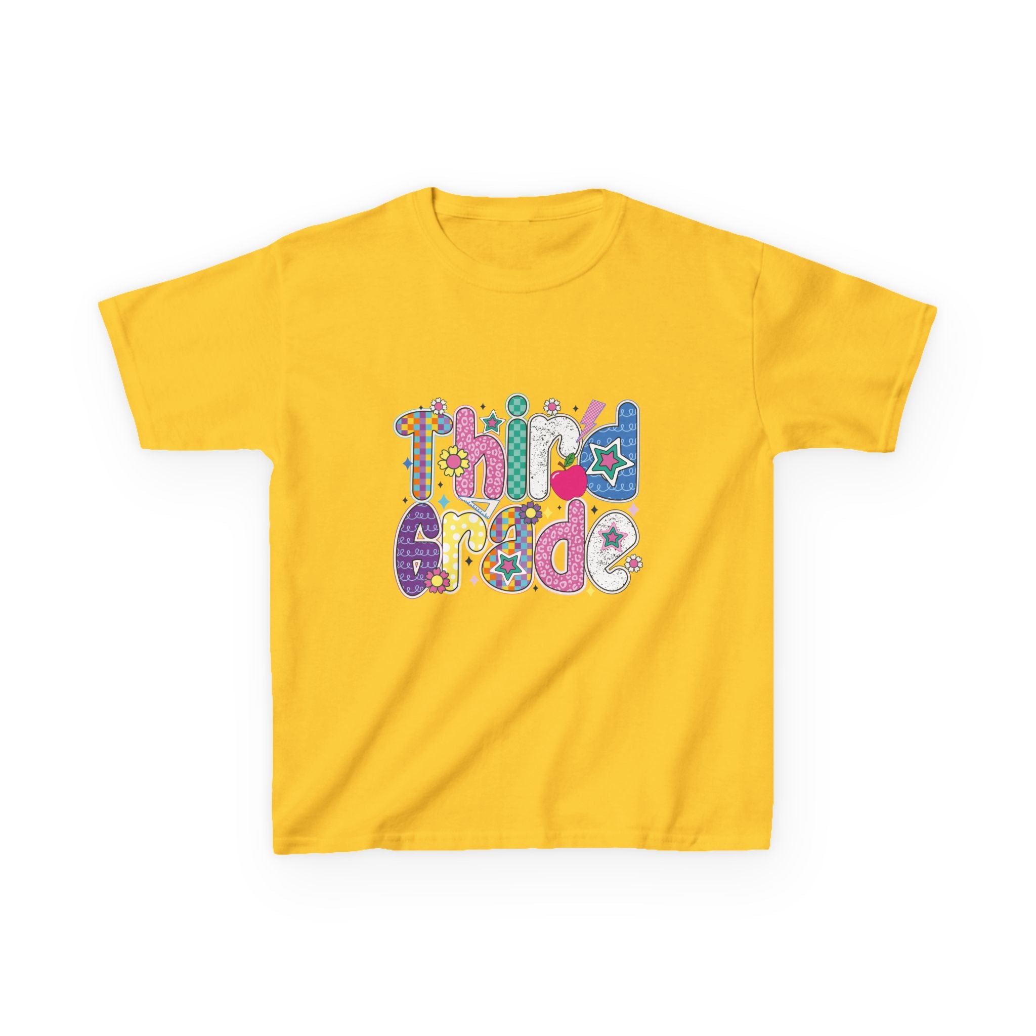 Third Grade Kids Cotton T-Shirt