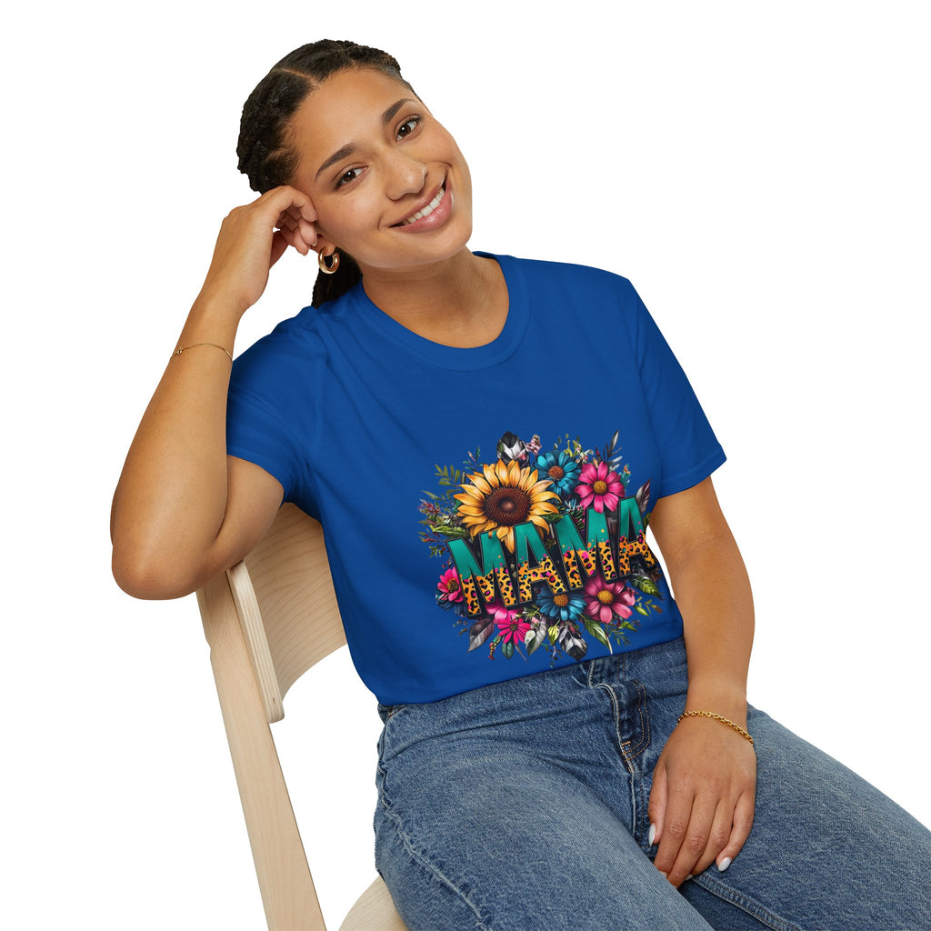 Mama with flowers T-shirt