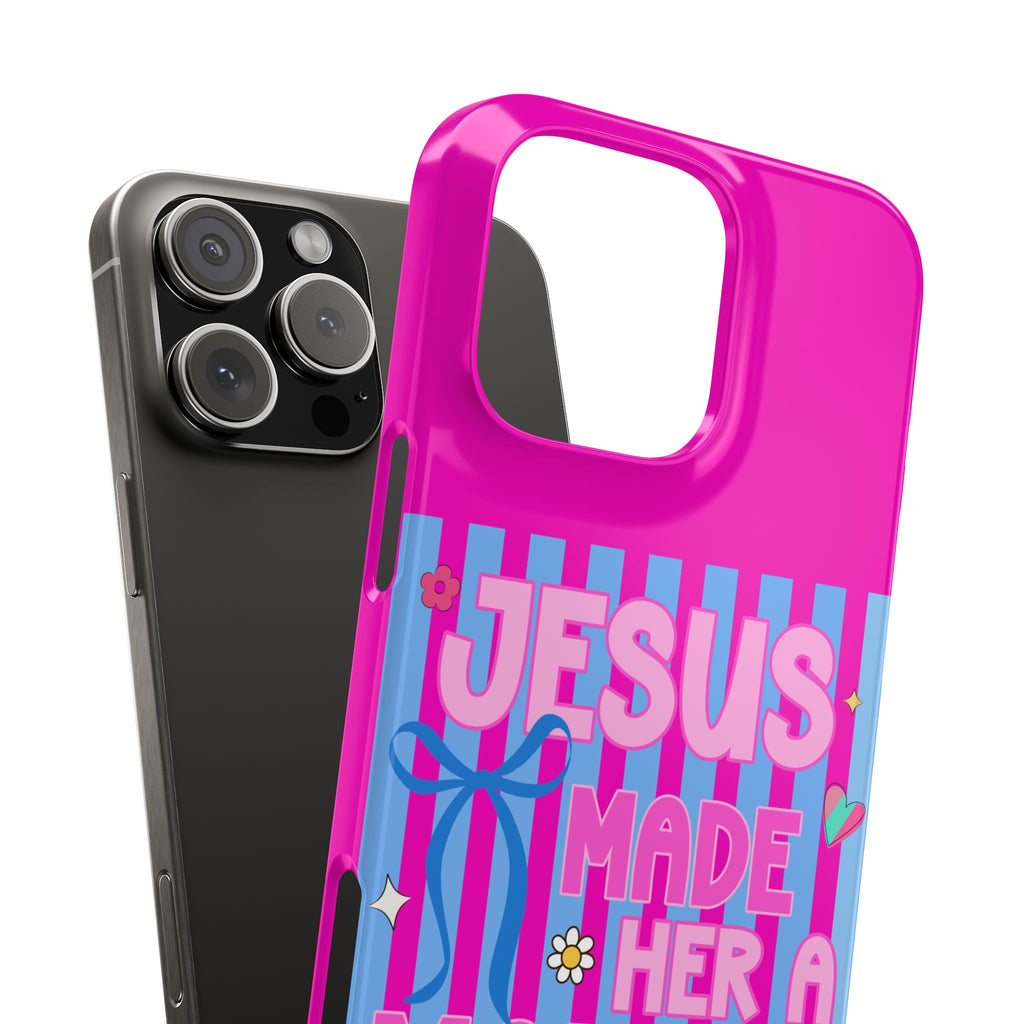 Jesus Made Her A Mama Phone Cases