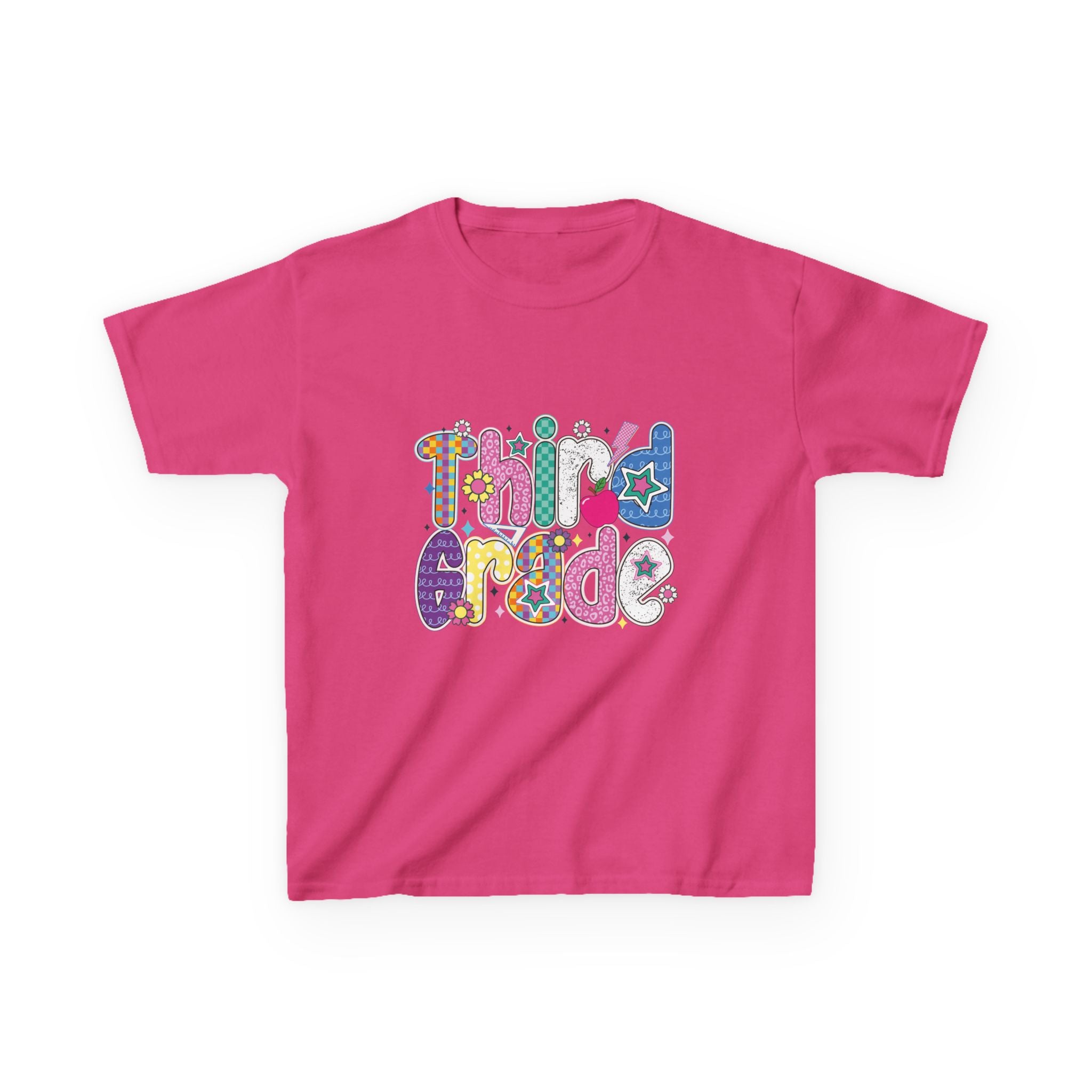 Third Grade Kids Cotton T-Shirt