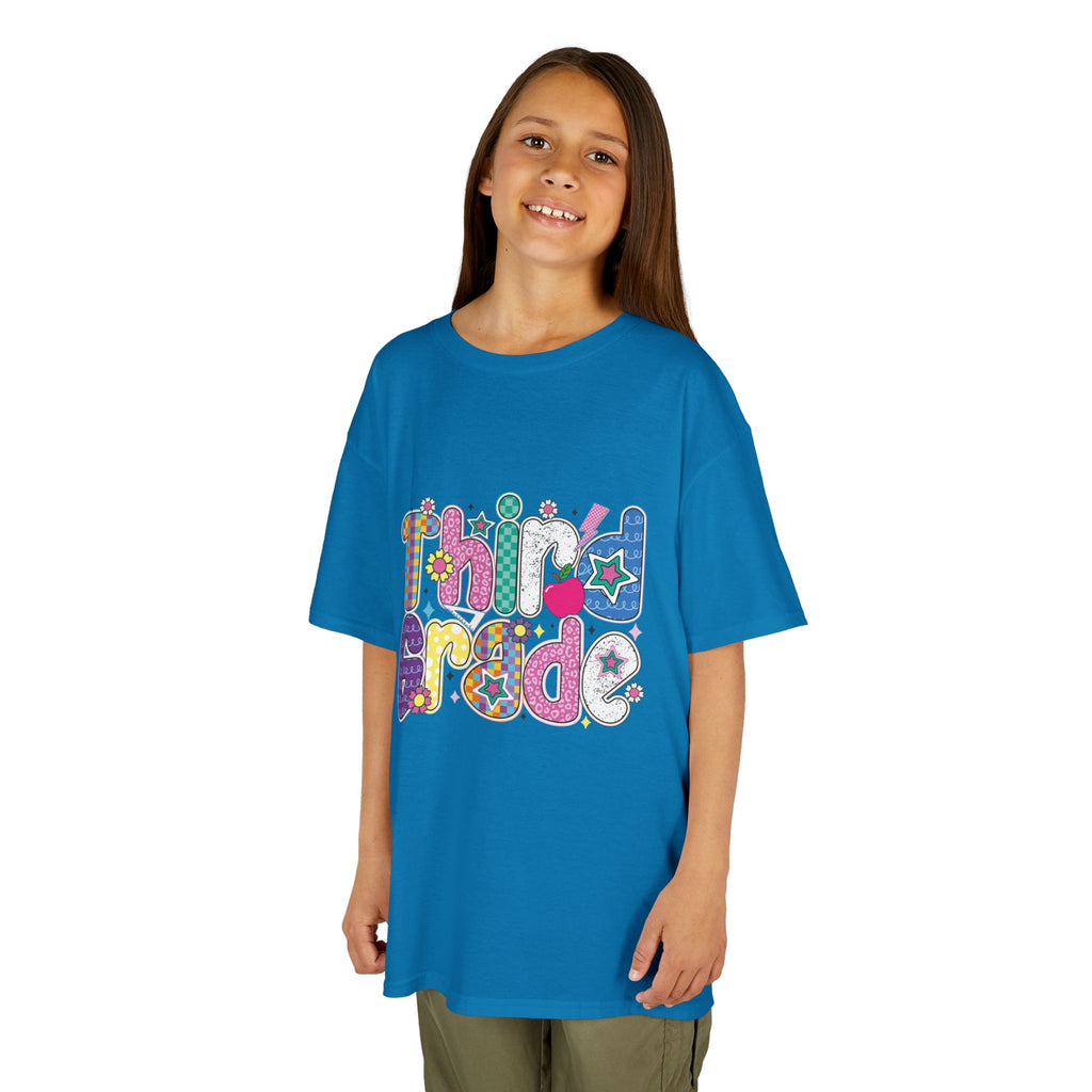 Third Grade Kids Cotton T-Shirt