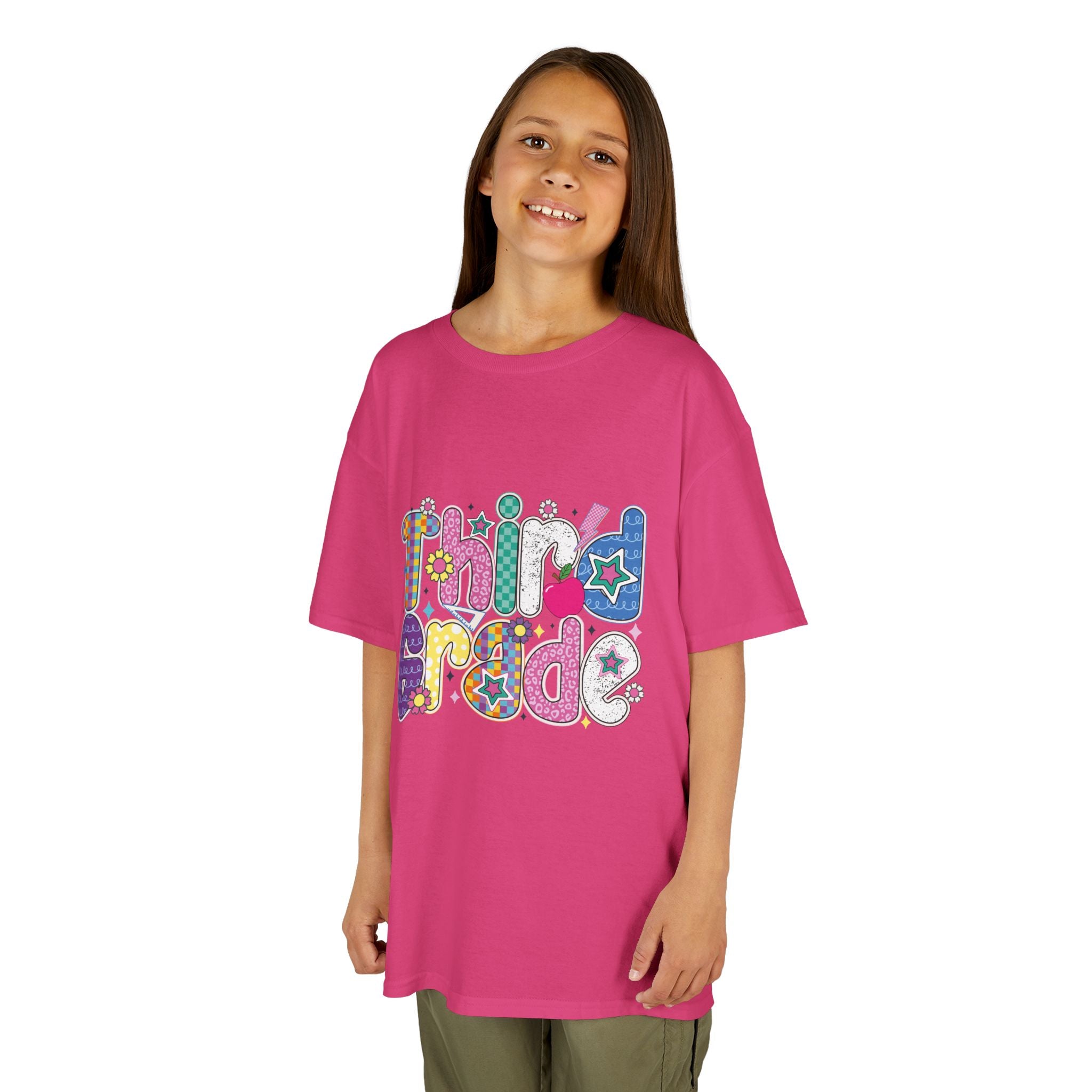 Third Grade Kids Cotton T-Shirt