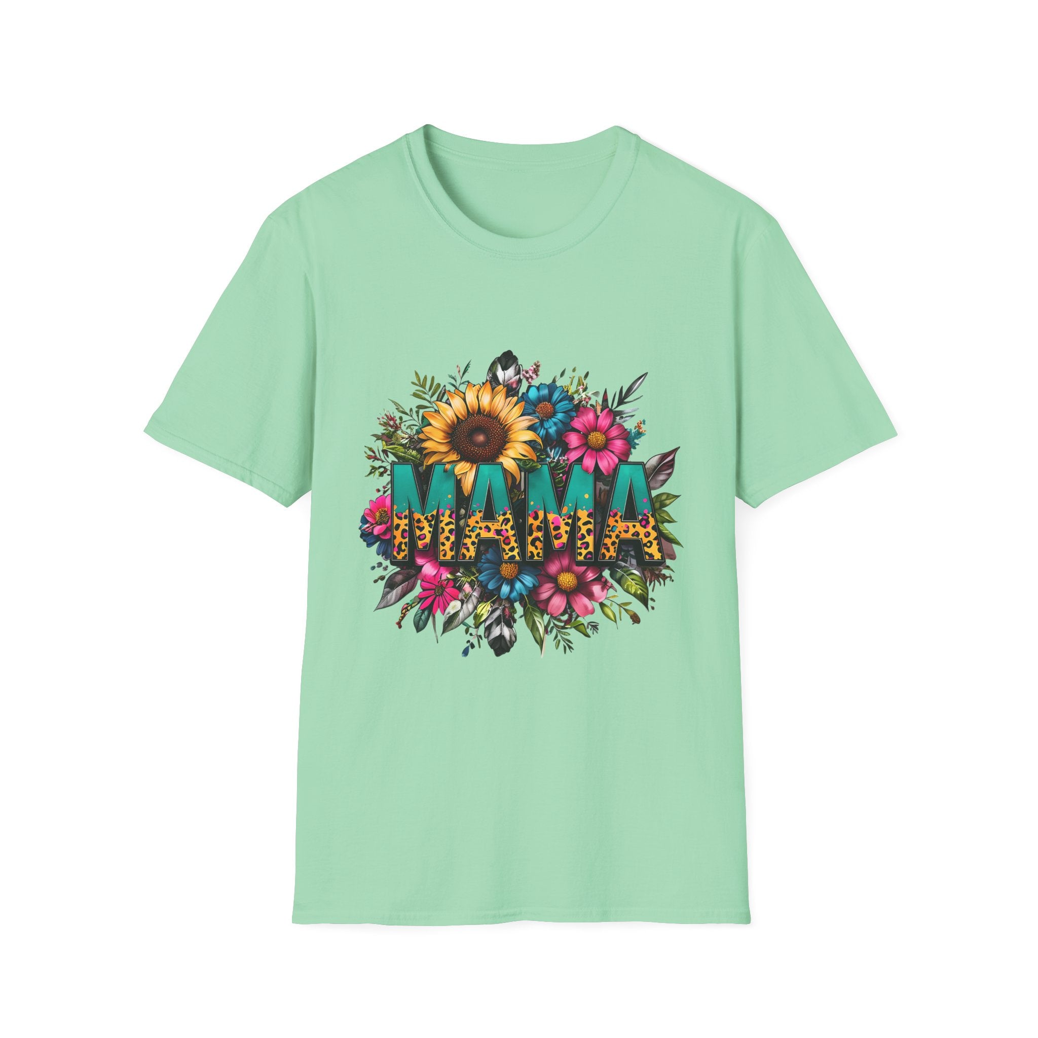 Mama with flowers T-shirt