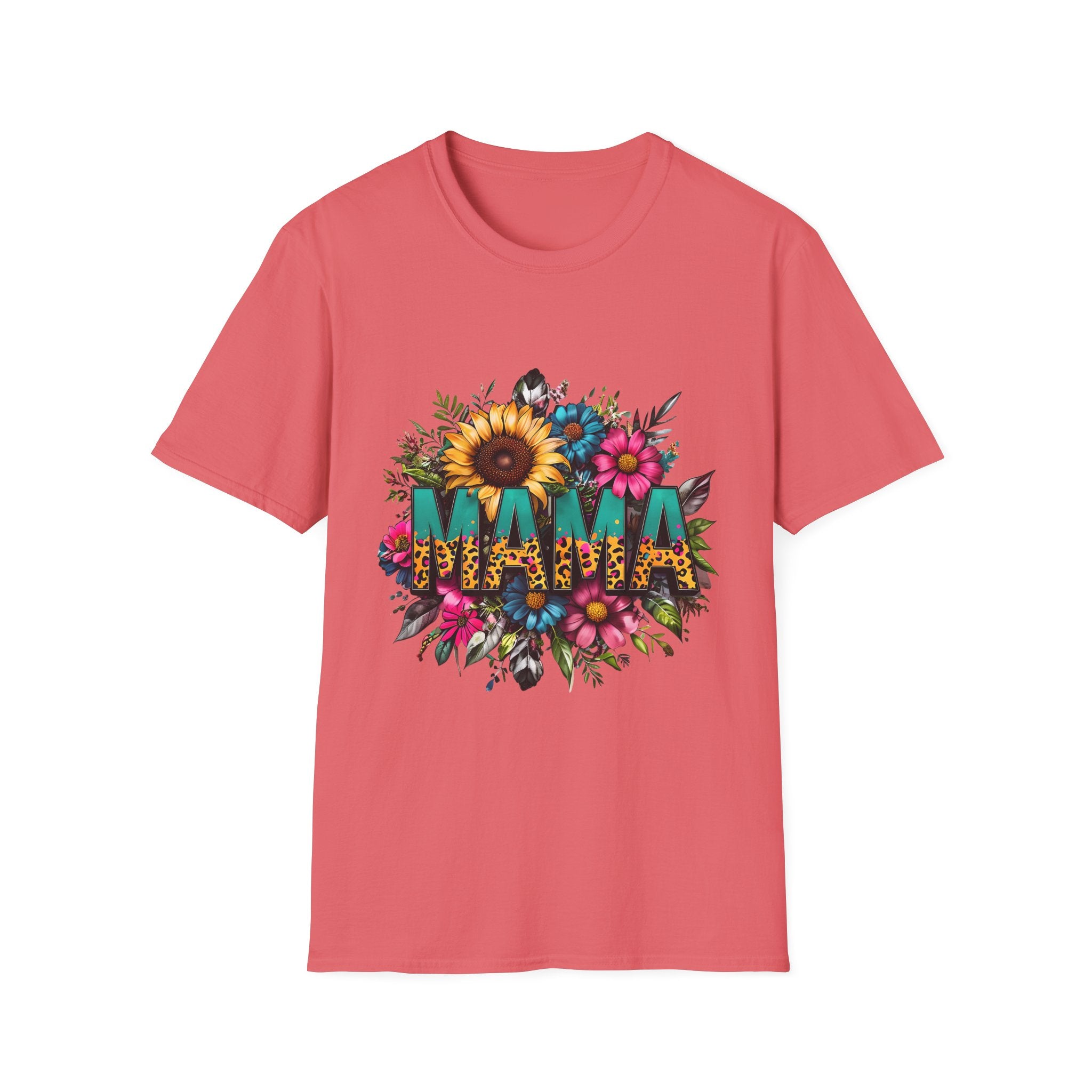 Mama with flowers T-shirt