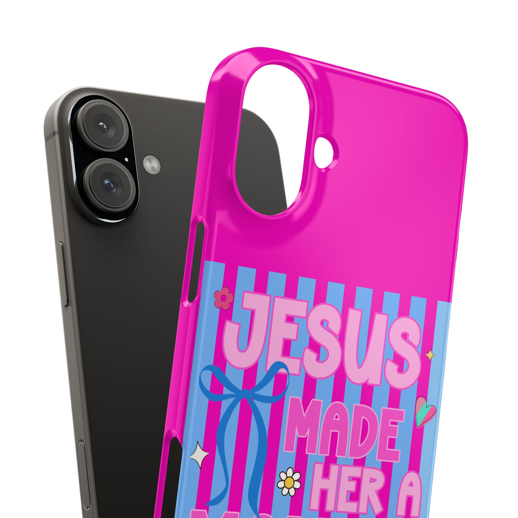 Jesus Made Her A Mama Phone Cases