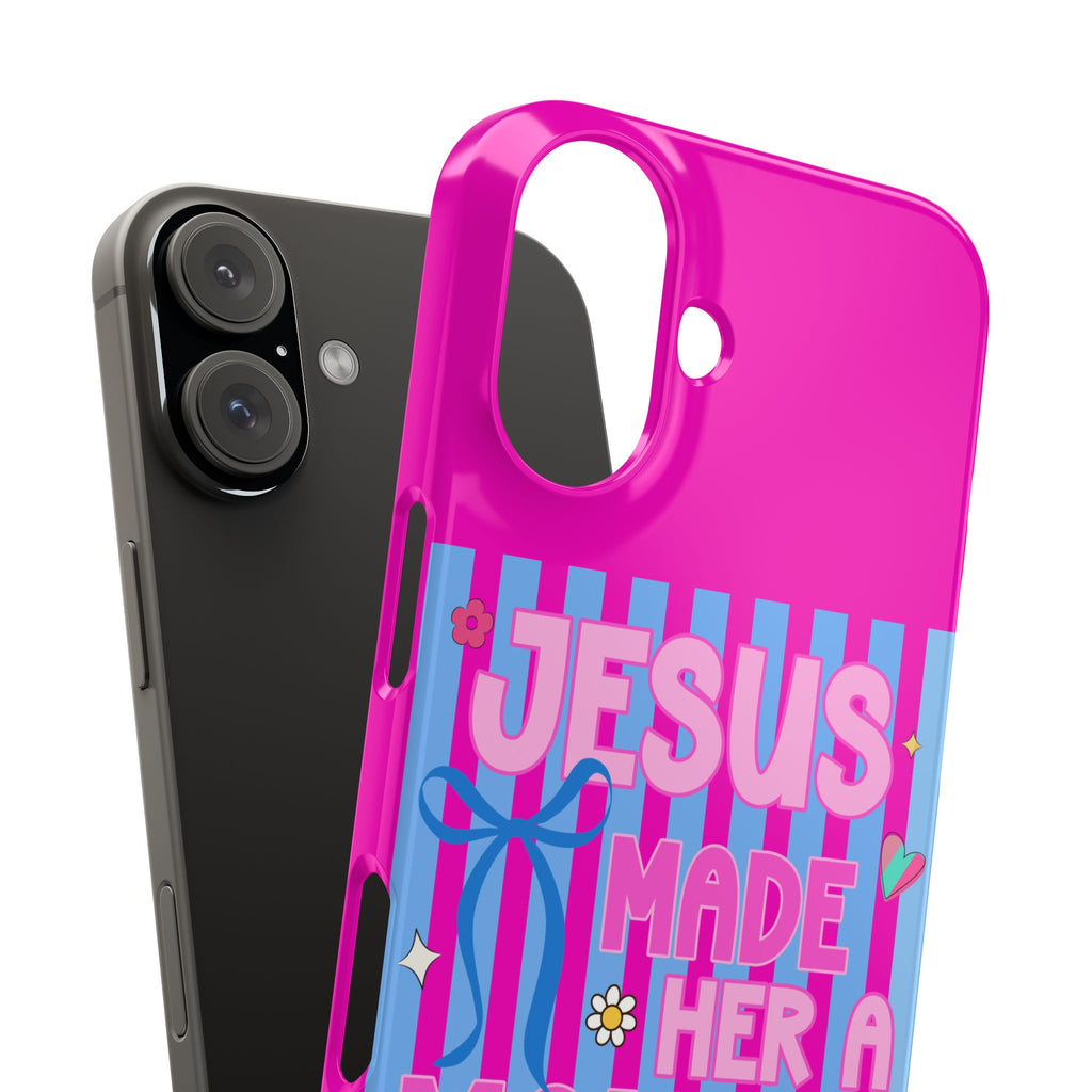Jesus Made Her A Mama Phone Cases