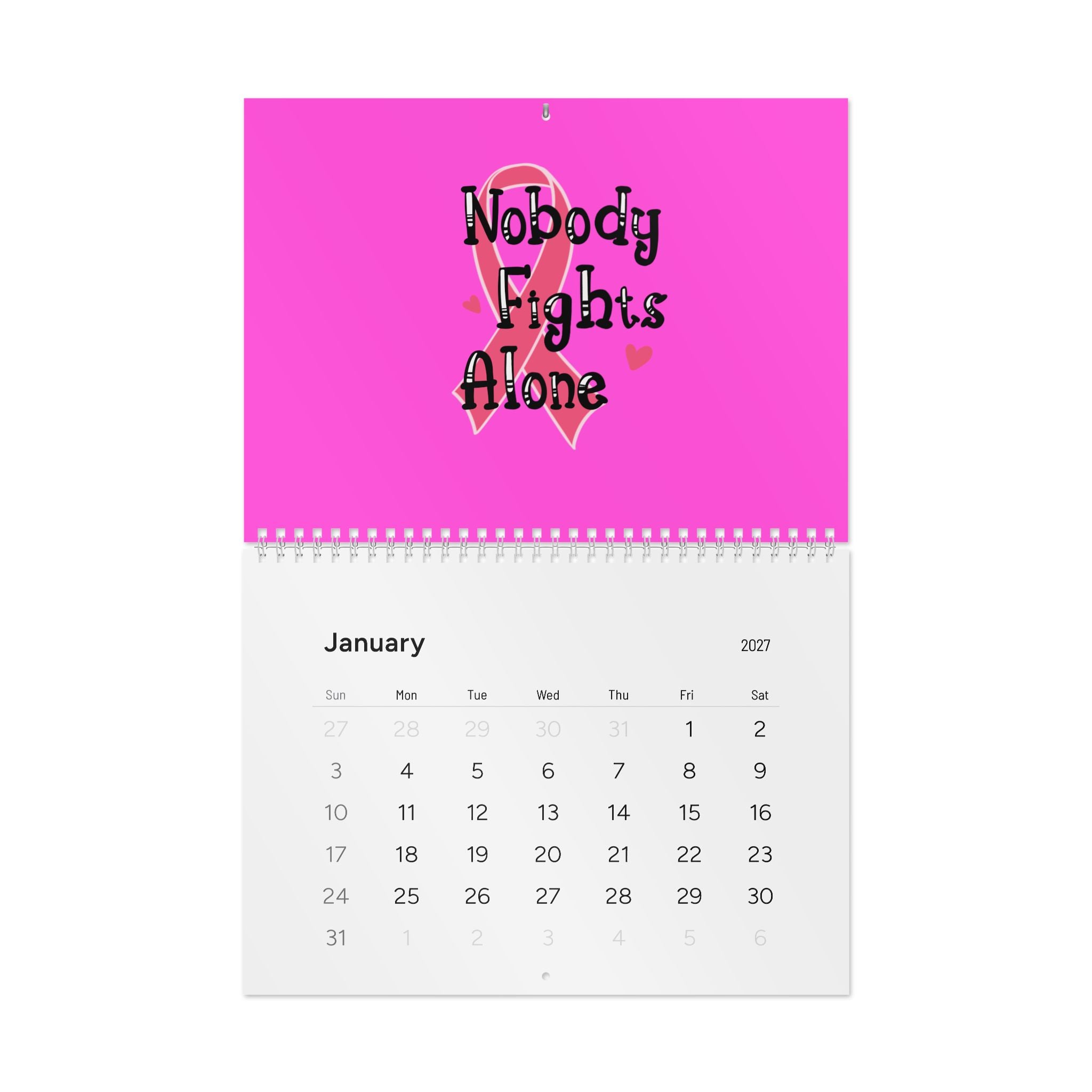 Breast Cancer Wall Calendar (2027)