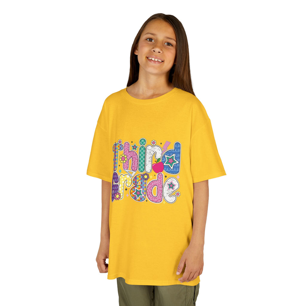Third Grade Kids Cotton T-Shirt