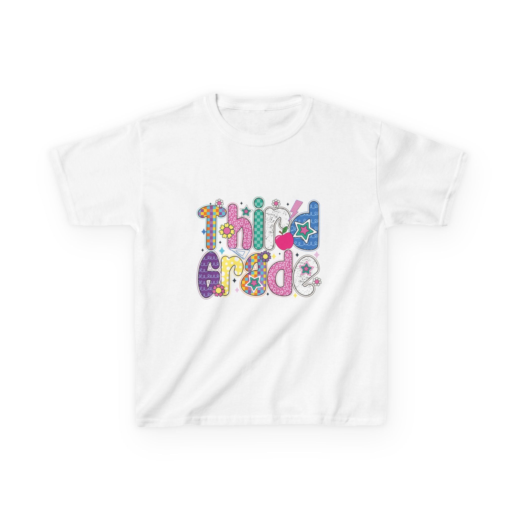 Third Grade Kids Cotton T-Shirt