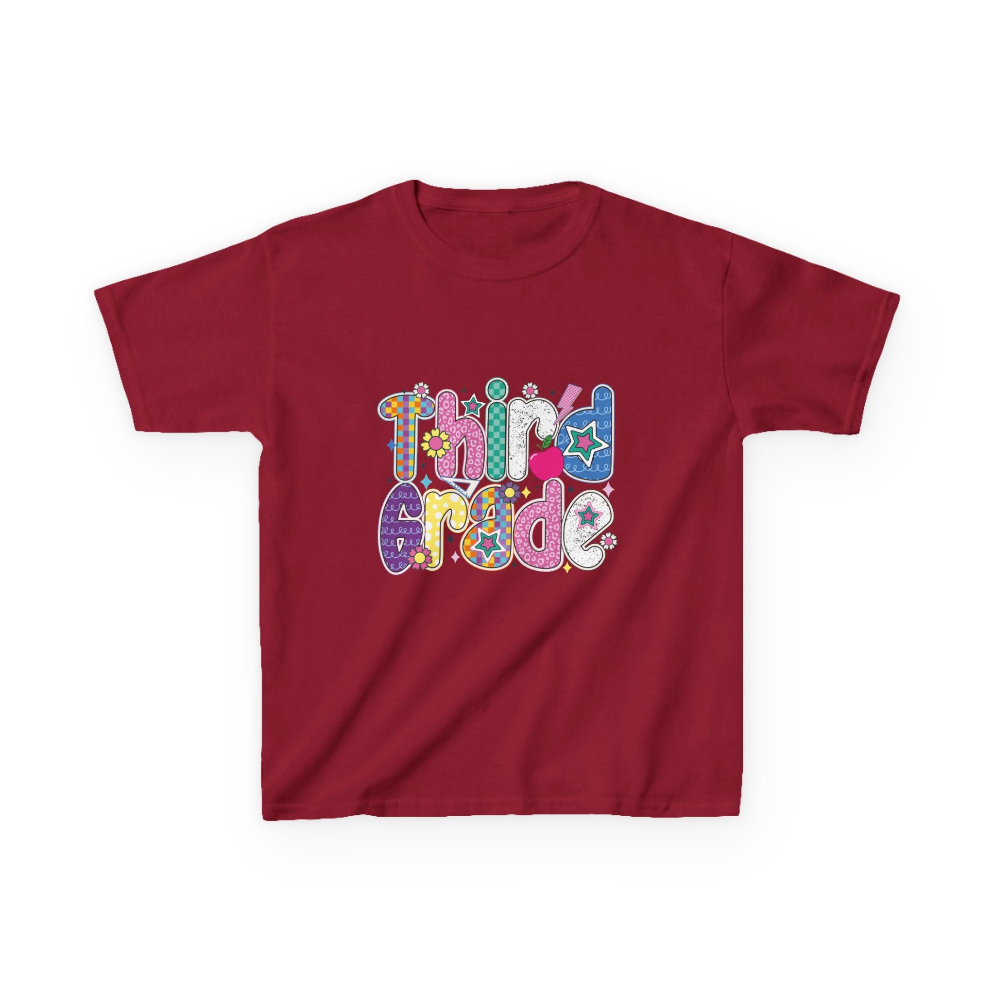 Third Grade Kids Cotton T-Shirt