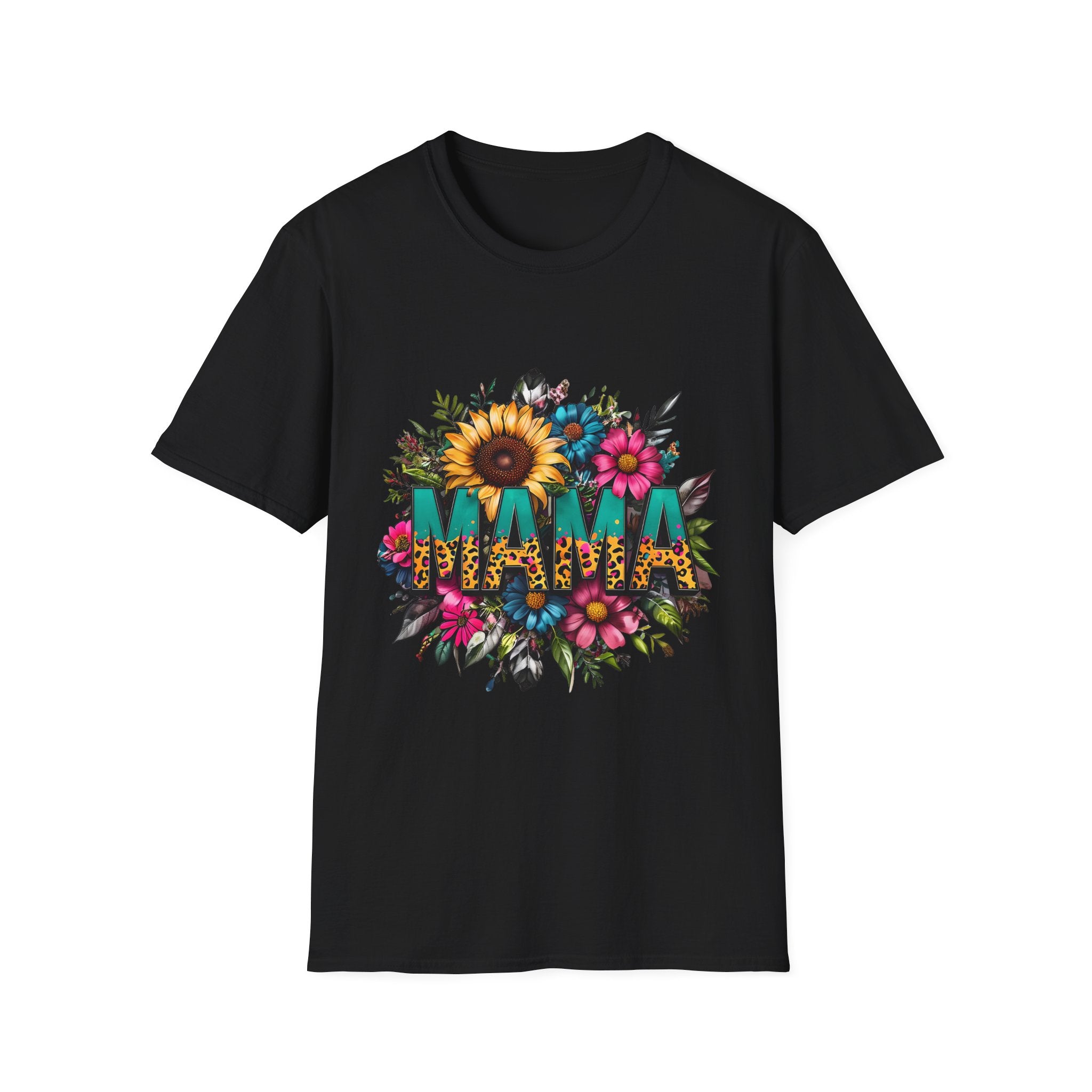 Mama with flowers T-shirt