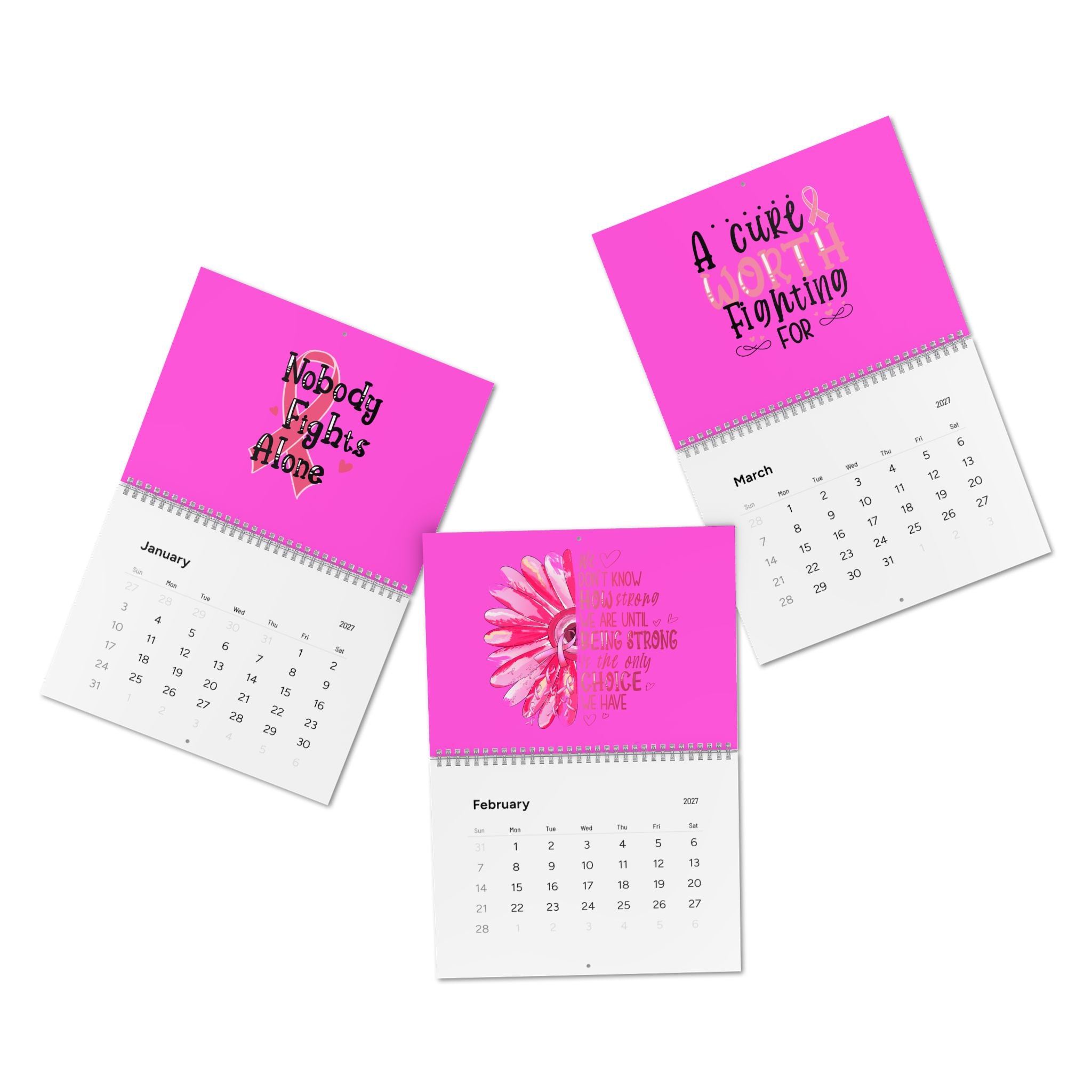 Breast Cancer Wall Calendar (2027)