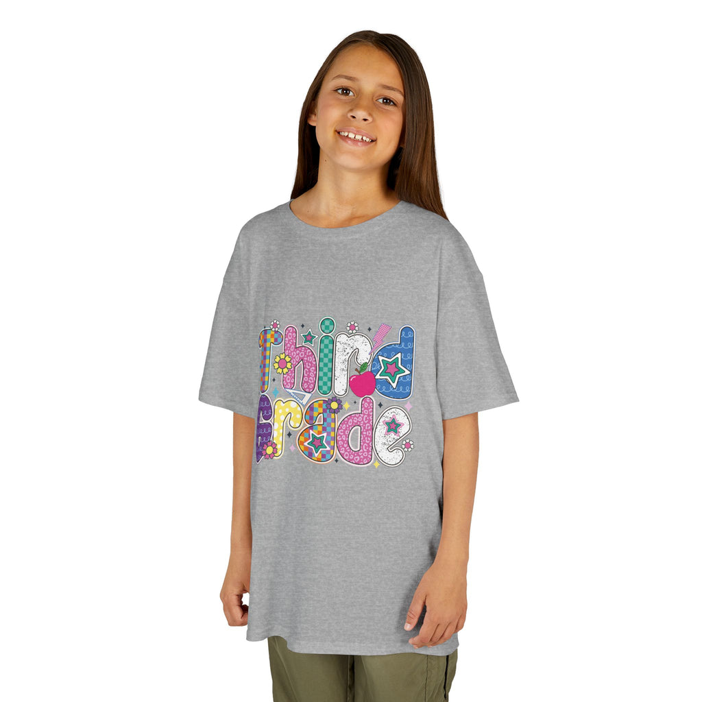 Third Grade Kids Cotton T-Shirt