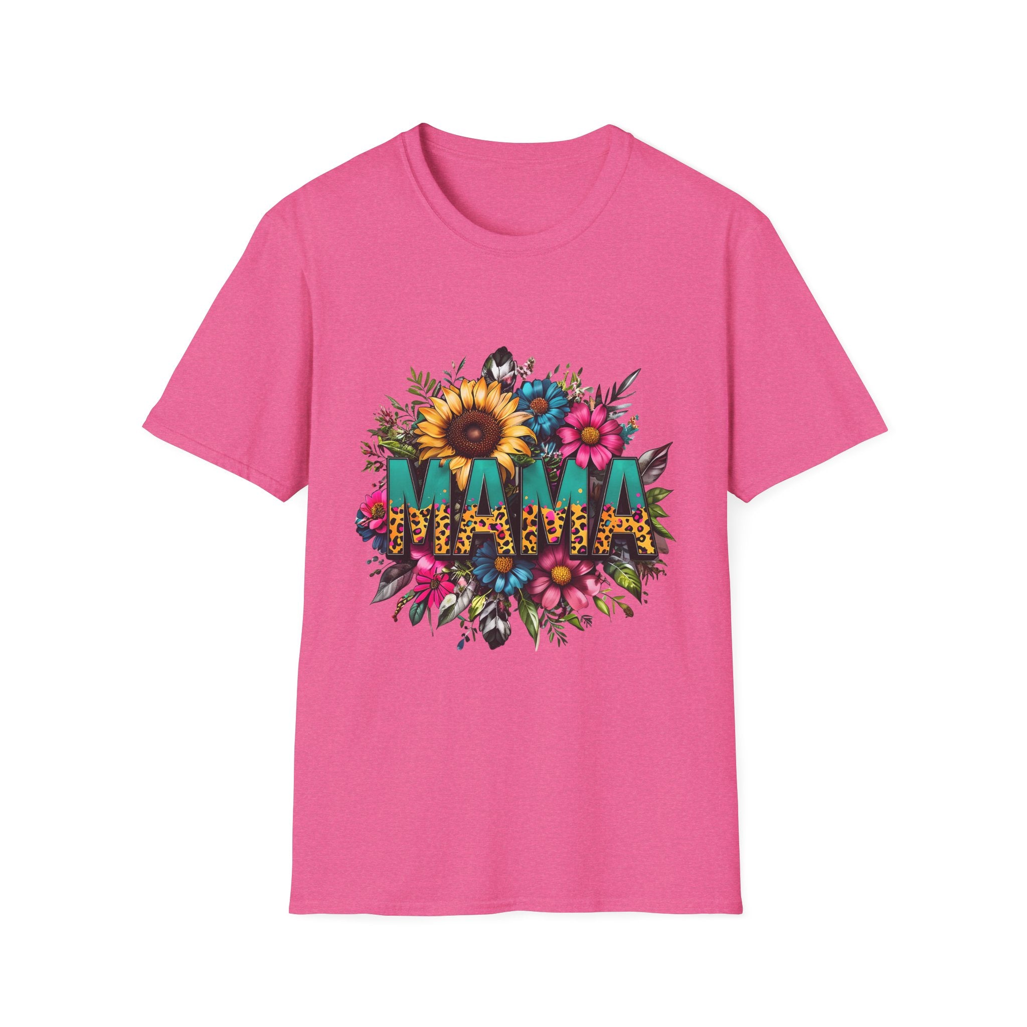 Mama with flowers T-shirt