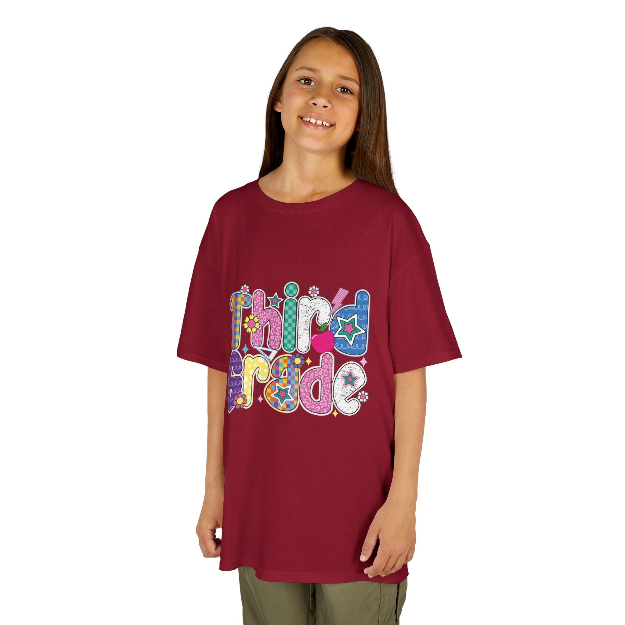 Third Grade Kids Cotton T-Shirt