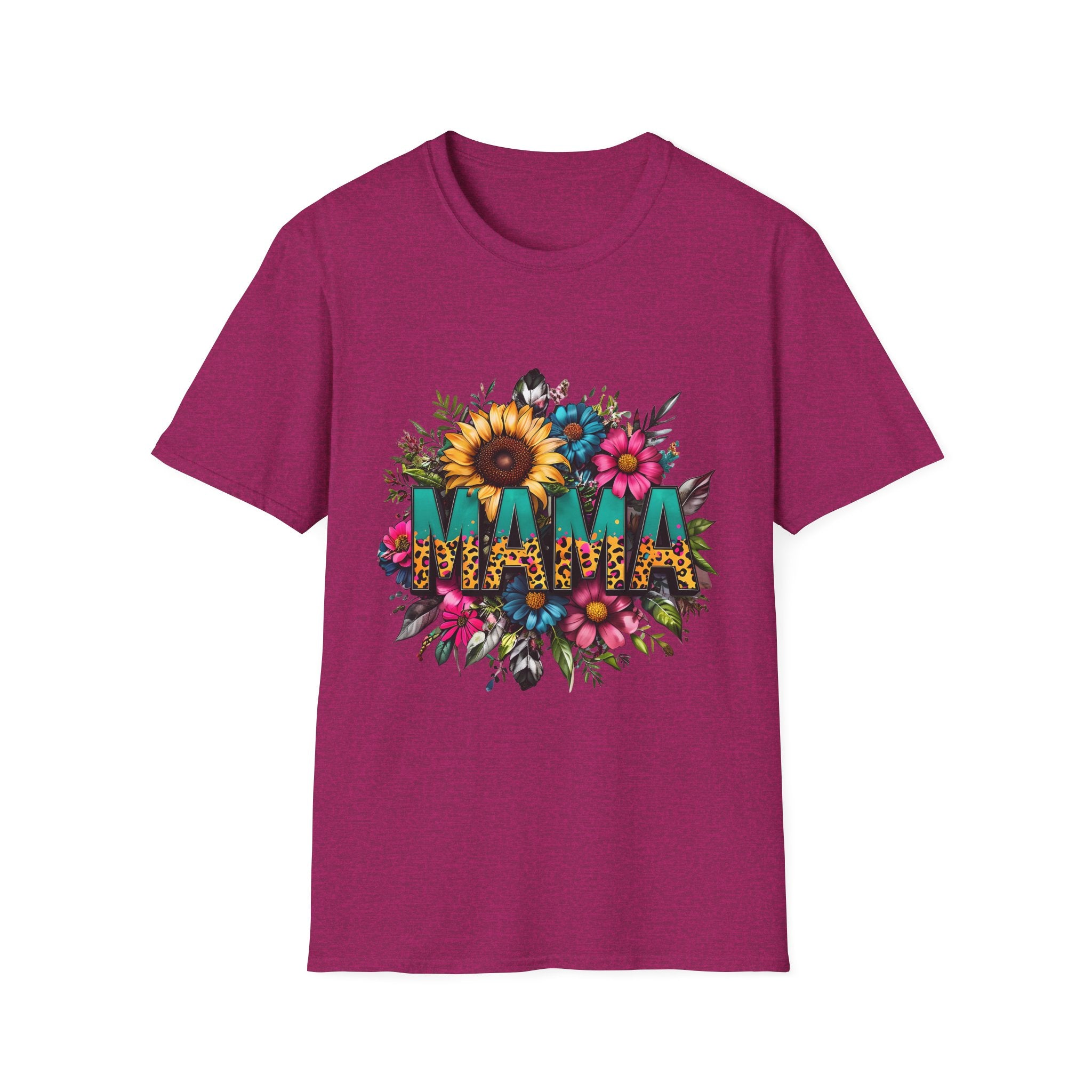 Mama with flowers T-shirt