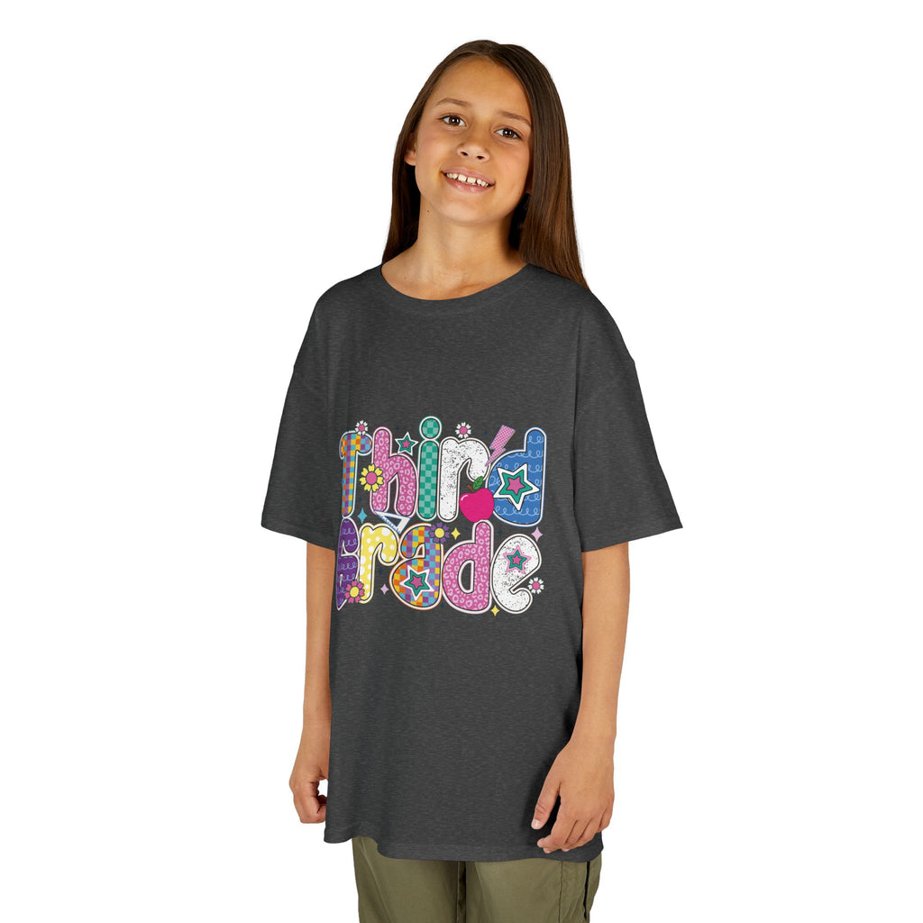 Third Grade Kids Cotton T-Shirt